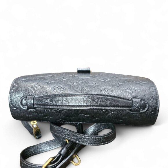 LOUIS VUITTON Metis Pochette Empreinte Black Monogram Shoulder Crossbody 2 Way - Picture 5 of 16